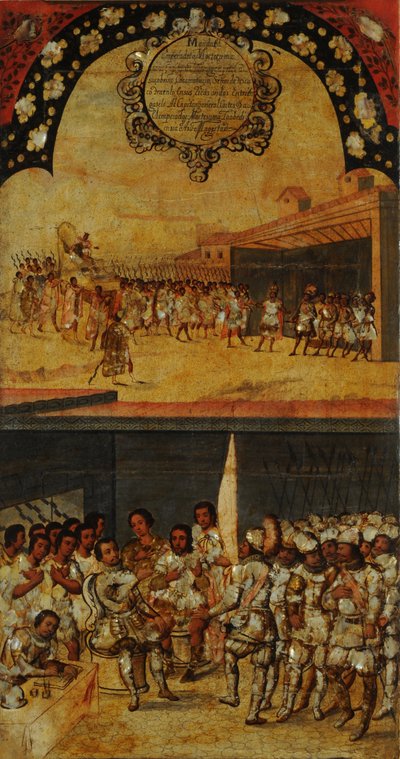 La Conquista de México, Tabla XV de Miguel Gonzales